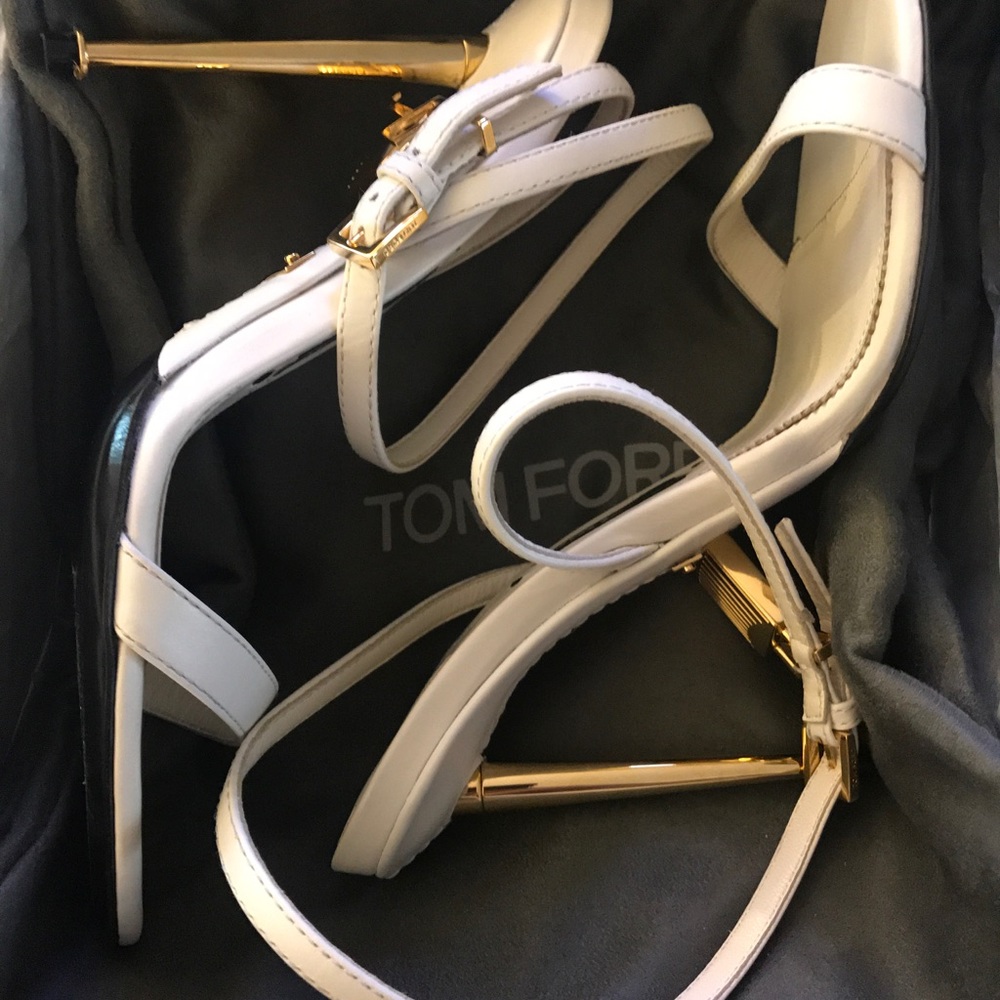 Tom Ford Padlock Naked Strap Sandal size 36